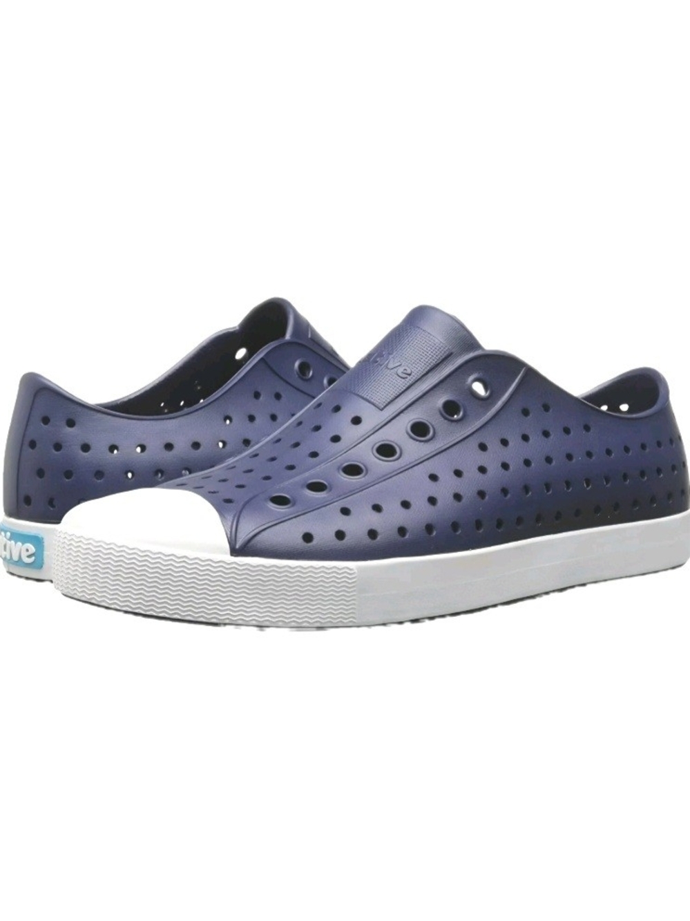 Native Unisex Jefferson Navy Blue Lightweight SlipOn Sneakers US Men Sz 6 Wmns 8